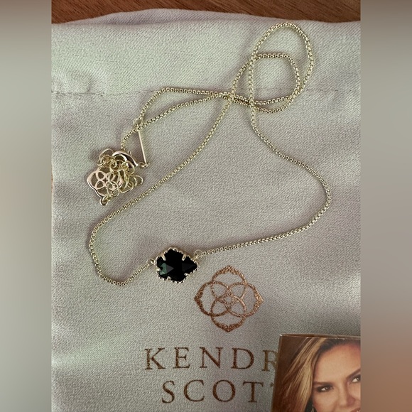 Kendra Scott Tessa Onyx necklace - Picture 1 of 3
